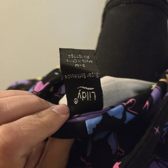 Colorful Bat Print Women's Hoodie - Picture 8 of 8